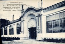 CPA Grenoble 1925 Exposition Internationale de Houille blanche et du Tourisme Le Pavillon du Materie