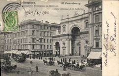 CPA St Petersbourg L'Eglise catholique de St Catherine Russie Russia