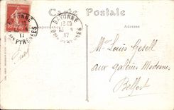 CPA Biarritz La Roche Percee 