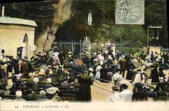 CPA Lourdes La Grotte 
