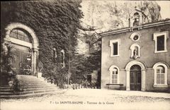 CPA La Sainte Baume Terrasse de la Grotte 