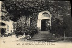 CPA La Sainte Baume Entree de la Grotte 