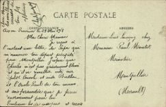 CPA La Sainte Baume Dans la Grotte Statue en marbre de Sainte Madeleine