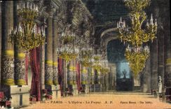 CPA Paris L'Opera Le Foyer 