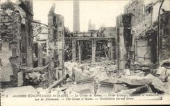 CPA Guerre Europeenne 1914 1915 Le Crime de Reims Usine Lelarge Militaria