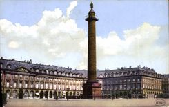 CPA Ca c'est Paris Placis et Colonne Vendome 