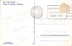 CPA Ca c'est Paris Placis et Colonne Vendome