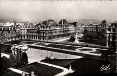 CPA Paris La Place du Carrousel et le Louvre 