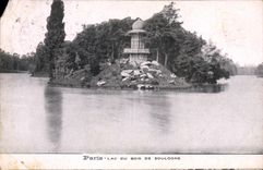 CPA Paris Lac du Bois de Boulogne 