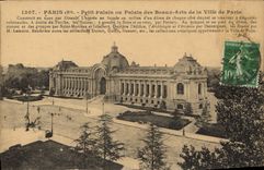 CPA Paris Petit Palais ou Palais des Beaux Arts de la Ville de Paris 