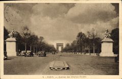 CPA Paris Avenue des Champs Elysees 