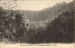 CPA Aix en Provence Barrage Francois Zola et Ste Victoire