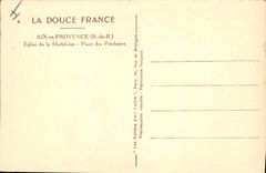 CPA Aix en Provence B du R Eglise de la Madeleine Place des Precheurs 