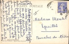 CPA Aix en Provence Place des Precheurs Eglise Sainte Madeleine 