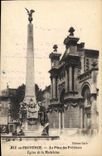 CPA Aix en Provence La Place des Precheurs Eglise de la Madeleine 