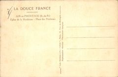 CPA Aix en Provence B du R Eglise de la Madeleine Place des Precheurs 
