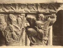 CPA Cloitre Saint Trophime Chapiteau XII siecle Entree a Jerusalem 