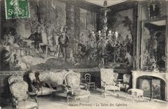 CPA Aix en Provence Le Salon des Gobelins 