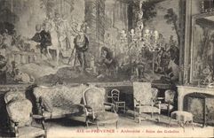 CPA Aix en Provence Archeveche Salon des Gobelins 