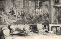 CPA Aix en Provence Archeveche Salon des Gobelins 