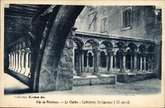 CPA Aix en Provence Le Cloitre Cathedrale St Sauveur XI siecle 