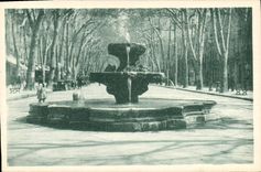 CPA Aix en Provence Fontaine des Neuf Canons 