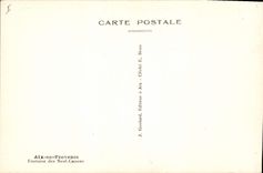 CPA Aix en Provence Fontaine des Neuf Canons 