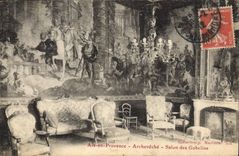 CPA Aix en Provence Archeveche Salon des Gobelins 