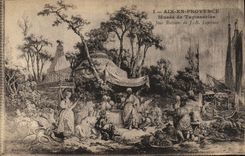 CPA Aix en Provence Musee des Tapisseries Jeux Russiens de J B Leprince 