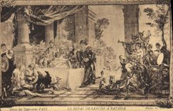 CPA Musee des Tapisseries d'Aix le Repas de Sancho a Bataria 