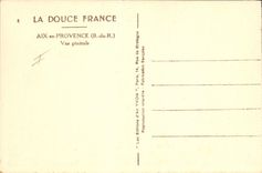 CPA Aix en Provence B du R vue generale 