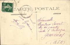 CPA Aix en Provence Statue de Mirabeau hotel de Ville 