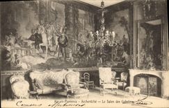 CPA Aix en Provence Archeveche le Salon des Gobelins 