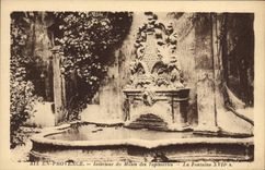 CPA Aix en Provence Interieur des Tapisseries la Fontaine XVII S 