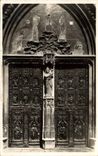 CPA Aix en Provence Cathedrale Saint Sauveur Portes en noyersculprte Oeuvre de Jean Guiramand de Tou