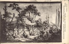 CPA Aix en Provence Musee de Tapisseries jeux Russiens de J B Leprince 