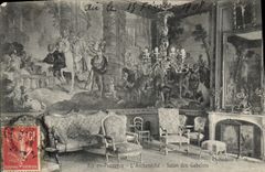 CPA Aix en Provence l'Archeveche Salon des Gobelins 