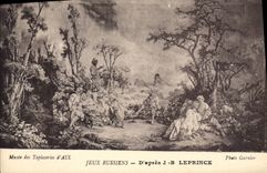 CPA Musee des Tapisseries d'Aix jeux Russiens d'apres J B Leprince 