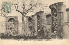 CPA Aix en Provence vue d'ensemble du Tombeau Sec 