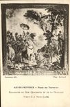 CPA Aix en Provence Musee des Tapisseries Rencontre de Don Quichotte et de la duchesse d'apres C J N
