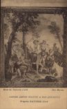 CPA Musee des Tapisseries d'Aix Sancho Amene Dulcine a Don Quichotte d'Apres Natoire 1735 