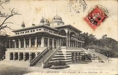 CPA Arcachon Cote d'Argent le Casino Mauresque 