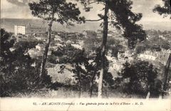 CPA Arcachon Gironde vue generale prise de la Ville d'hiver 