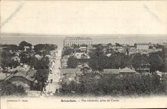 CPA Arcachon vue generale Prise du Casino 