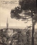 CPA Arcachon Cote d'Argent Eglise Notre Dame vue prise de la Villa St Arnaud 