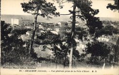 CPA Arcachon Gironde vue generale prise de la Ville d'Hiver 