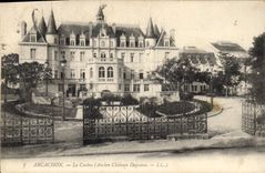 CPA Arcachon le Casino Ancien Chateau Deganne 