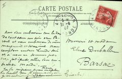 CPA Arcachon le Casino Ancien Chateau Deganne