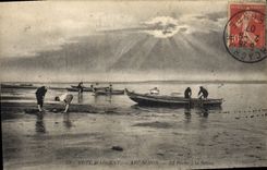 CPA Cote d'Argent Arcachon la Peche a la Seine 