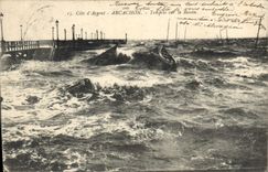 CPA Cote d'Argent Arcachon Tempete sur le Bassin 